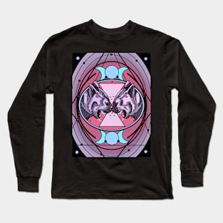 face off kitty Long Sleeve T-Shirt